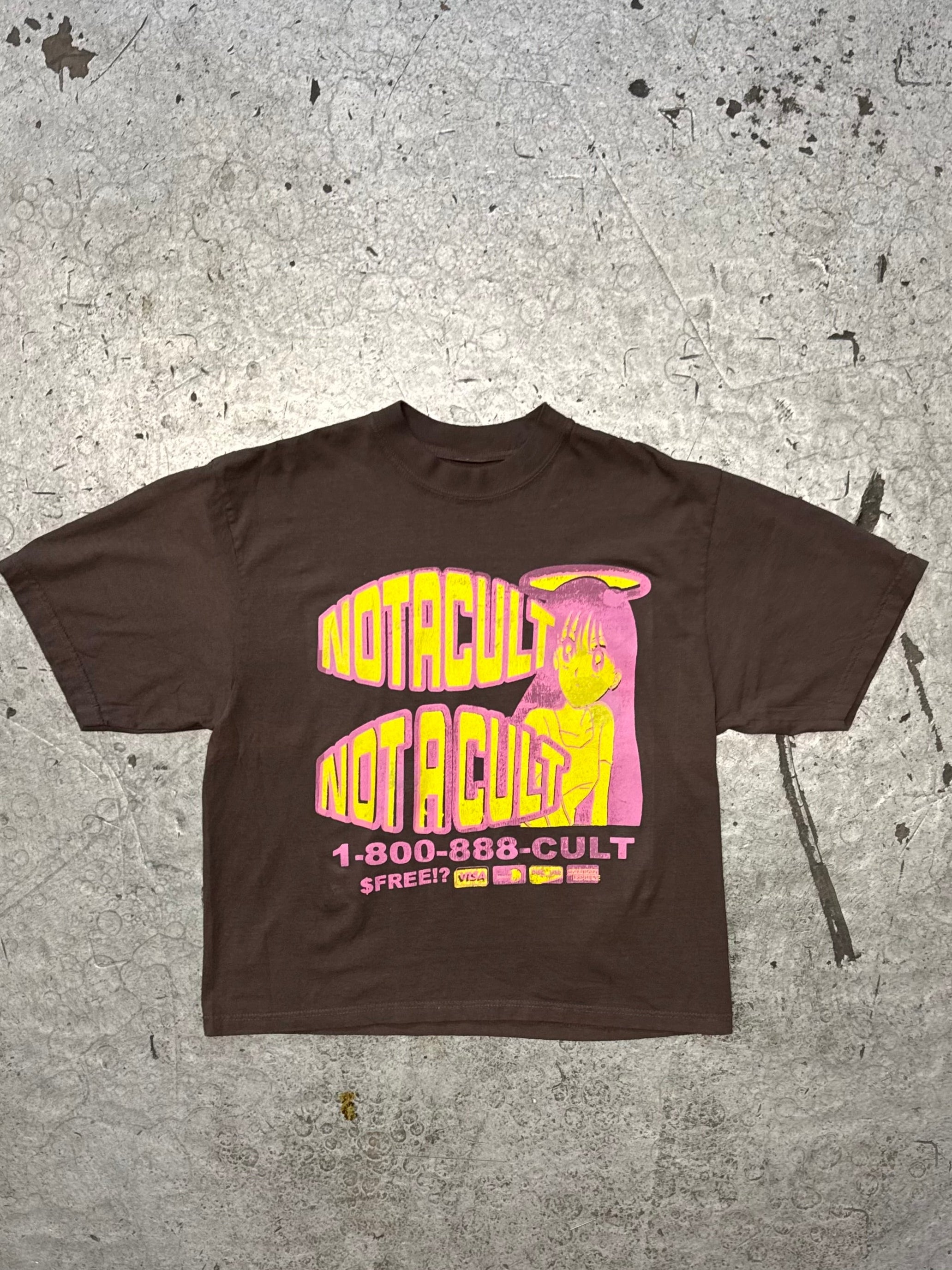 1-800 CULT DROP SHOULDER TEE